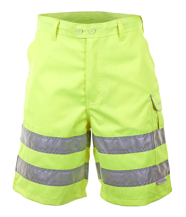 SAT YELLOW HIVIZ SHORTS 46