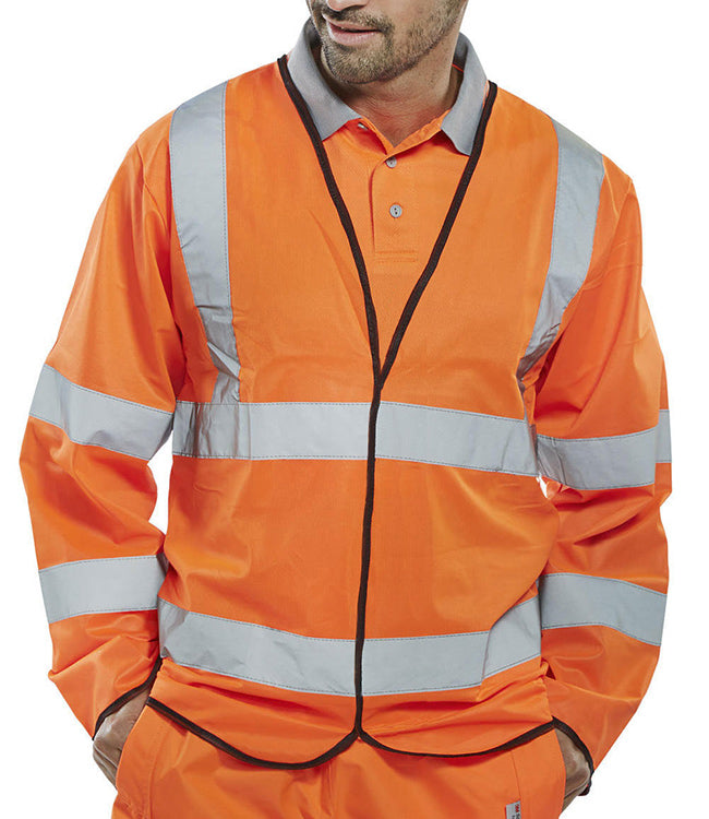 BSEEN FR LS JERKIN EN ISO20471 OR 3XL