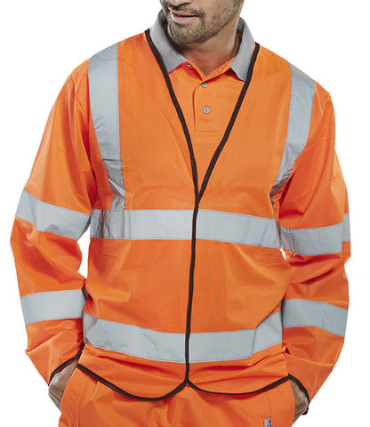 BSEEN FR LS JERKIN EN ISO20471 OR 3XL
