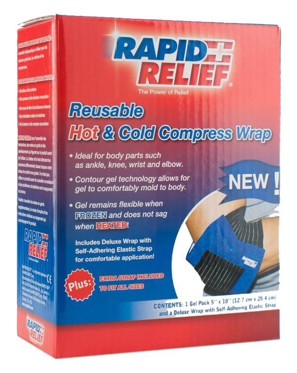 UNIVERSAL REUSABLE HOT/COLD COMPRESS WRAP 5"x 10"