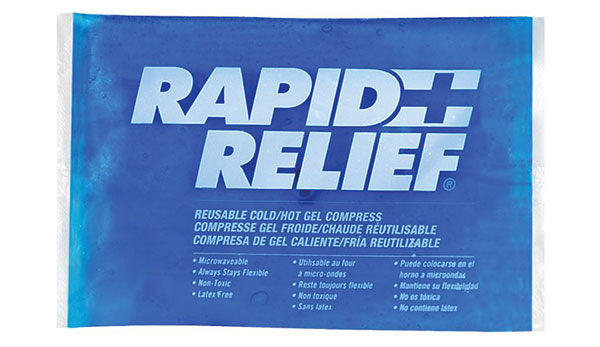 REUSABLE HOT/COLD GEL COMPRESS C/W CONTOUR GEL 4"x 6"