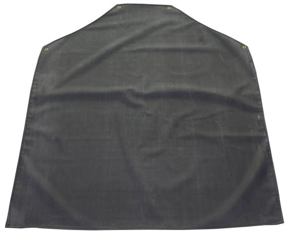 BLACK RUBBER APRON 42"X 36"