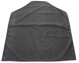 BLACK RUBBER APRON 42"X 36"