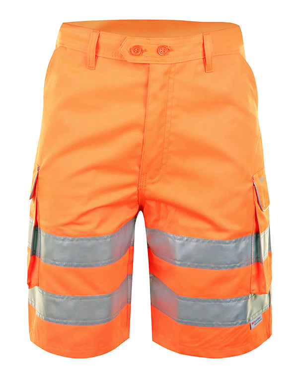 ORANGE HIVIZ SHORTS 46