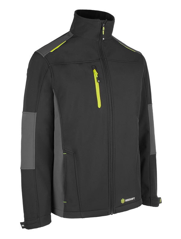 FLEX SOFTSHELL JACKET TWO-TONE BL GY 5XL