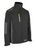 FLEX SOFTSHELL JACKET TWO-TONE BL GY 5XL