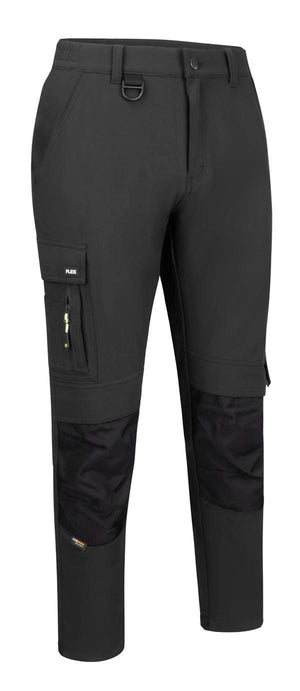 FLEX WOMENS COMBAT POCKET TROUSERS BLACK 22T