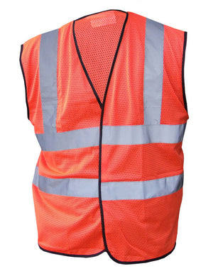 HIVIS MESH VEST ORANGE XS