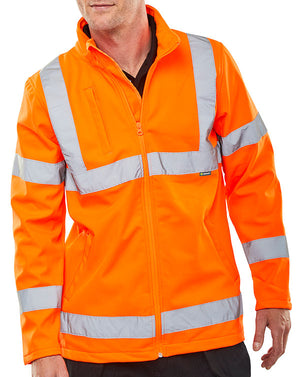 SOFT SHELL JKT HV ORANGE 5XL EN20471