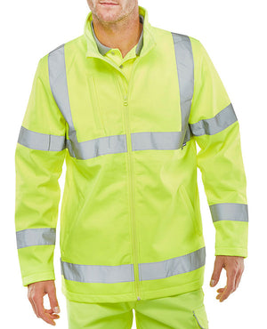 SOFT SHELL JKT SAT YELLOW XXL EN20471