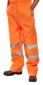BSEEN TROUSERS EN ISO20471 ORANGE 4XL
