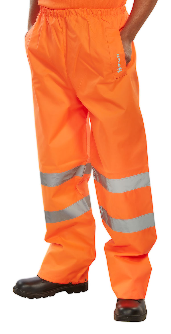 BSEEN TROUSERS EN ISO20471 ORANGE 4XL