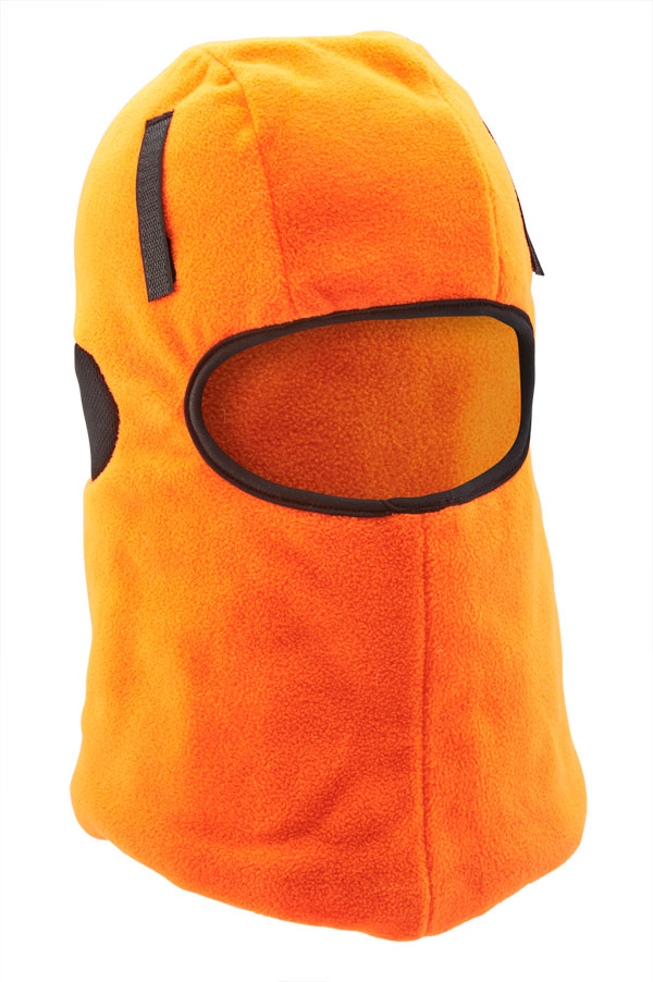 BALACLAVA HOOK AND LOOP ORANGE THINSULATE LINED