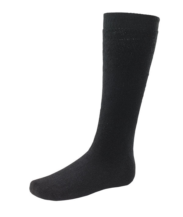 THERMAL TERRY SOCK LONG BLACK