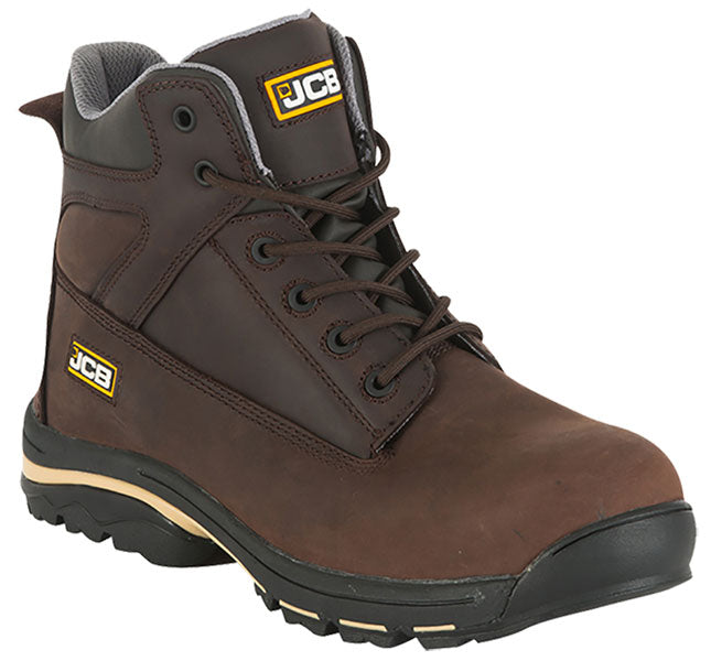 JCB WORKMAX DARK BROWN BOOT SIZE 09