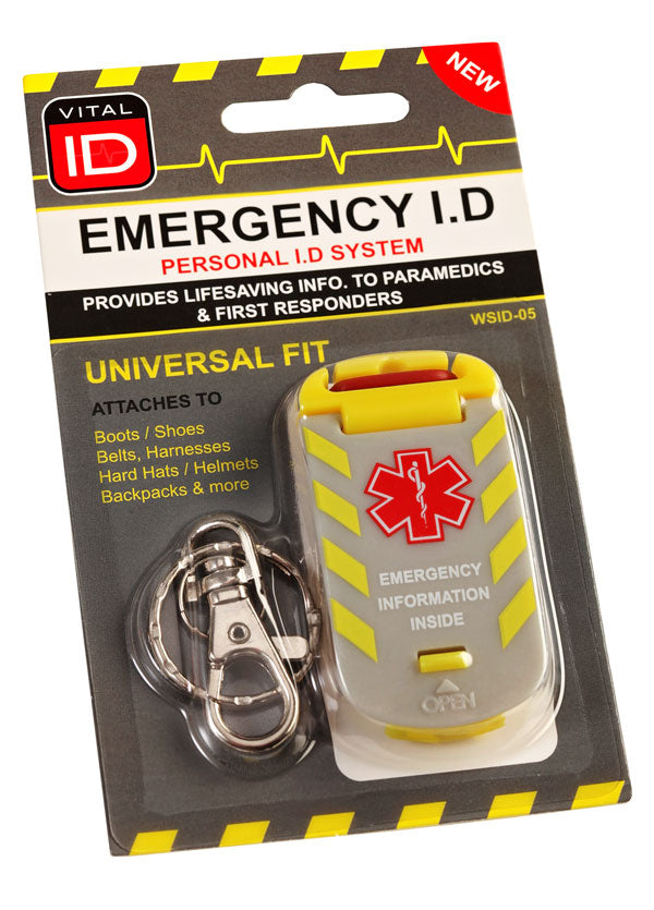 EMERGENCY ID UNIVERSAL FIT TAG WSID-05