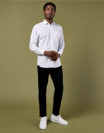 Kustom Kit Mens LS Tailored Poplin Shirt