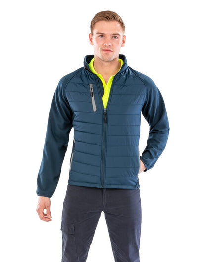 Result Black Compass Softshell Jacket