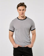 Kustom Kit Mens Fashion Fit Ringer Tee