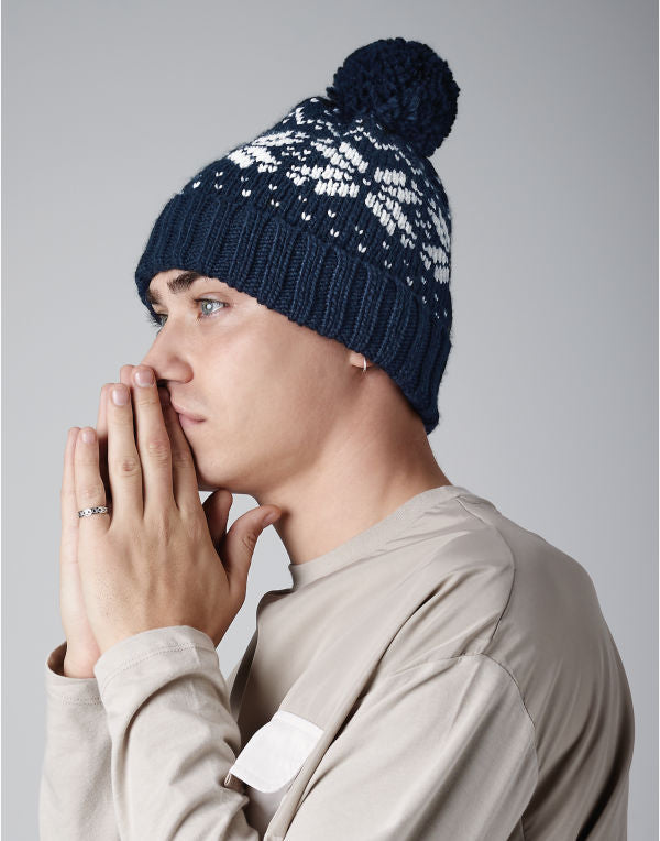 Beechfield Fair Isle Snowstar® Beanie