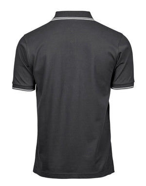 Tee Jays Mens Luxury Stripe Stretch Polo