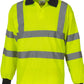 Yoko Hi-Vis 2 Band Long Sleeve Polo