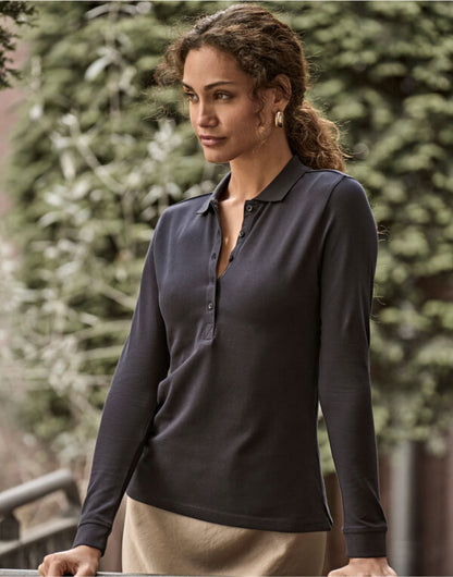 Tee Jays Ladies Luxury L/S Stretch Polo