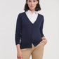 Russell Collection Ladies VNeck Cardigan