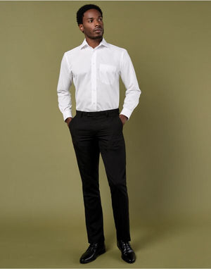 Kustom Kit Men LS Classic Business Shirt