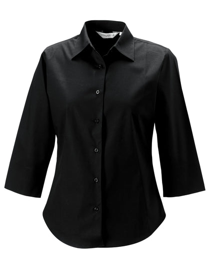 Russell Collection Lady 3/4 Stretch Shrt