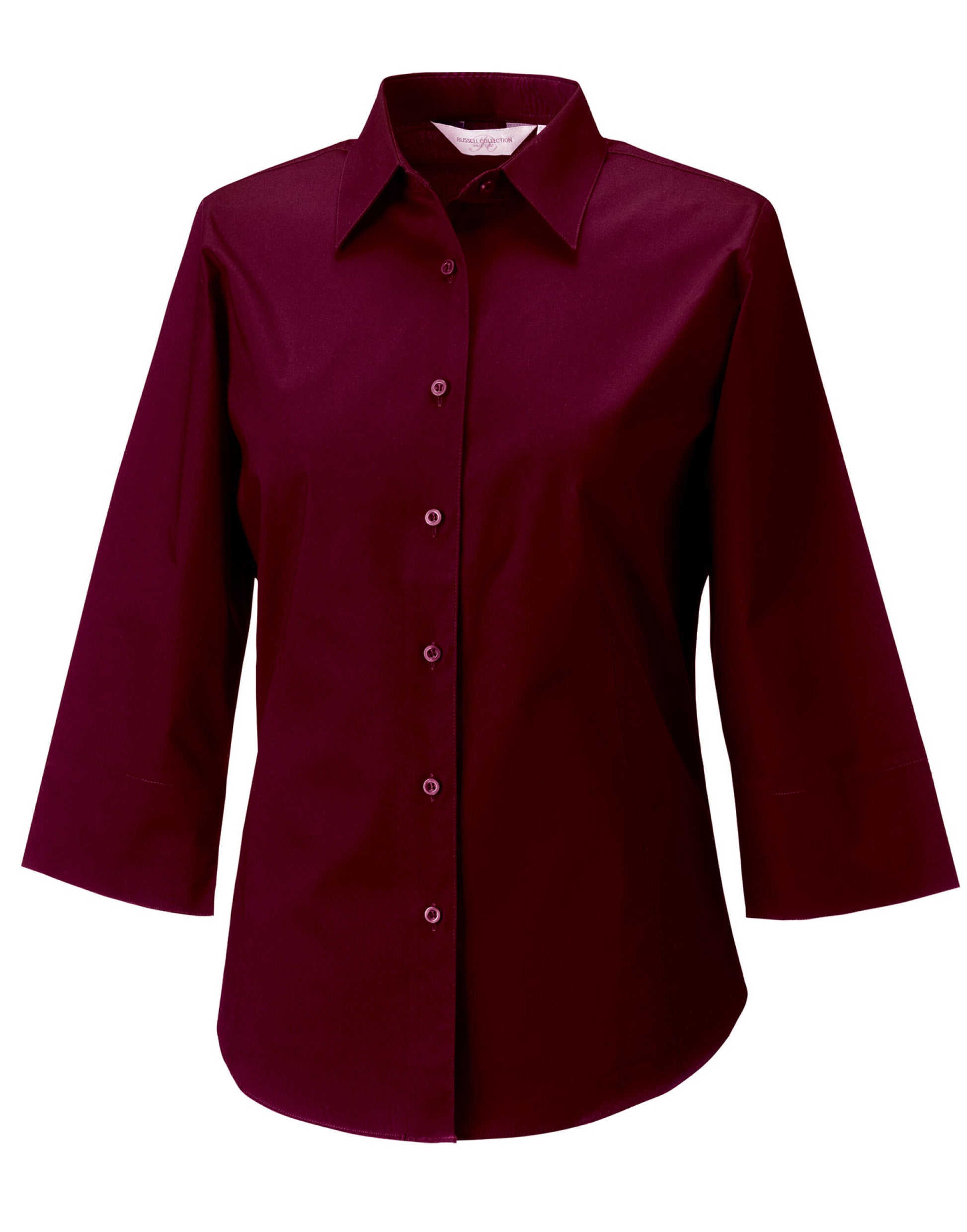 Russell Collection Lady 3/4 Stretch Shrt