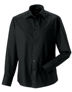 Russell Collection Mens LS Stretch Shirt