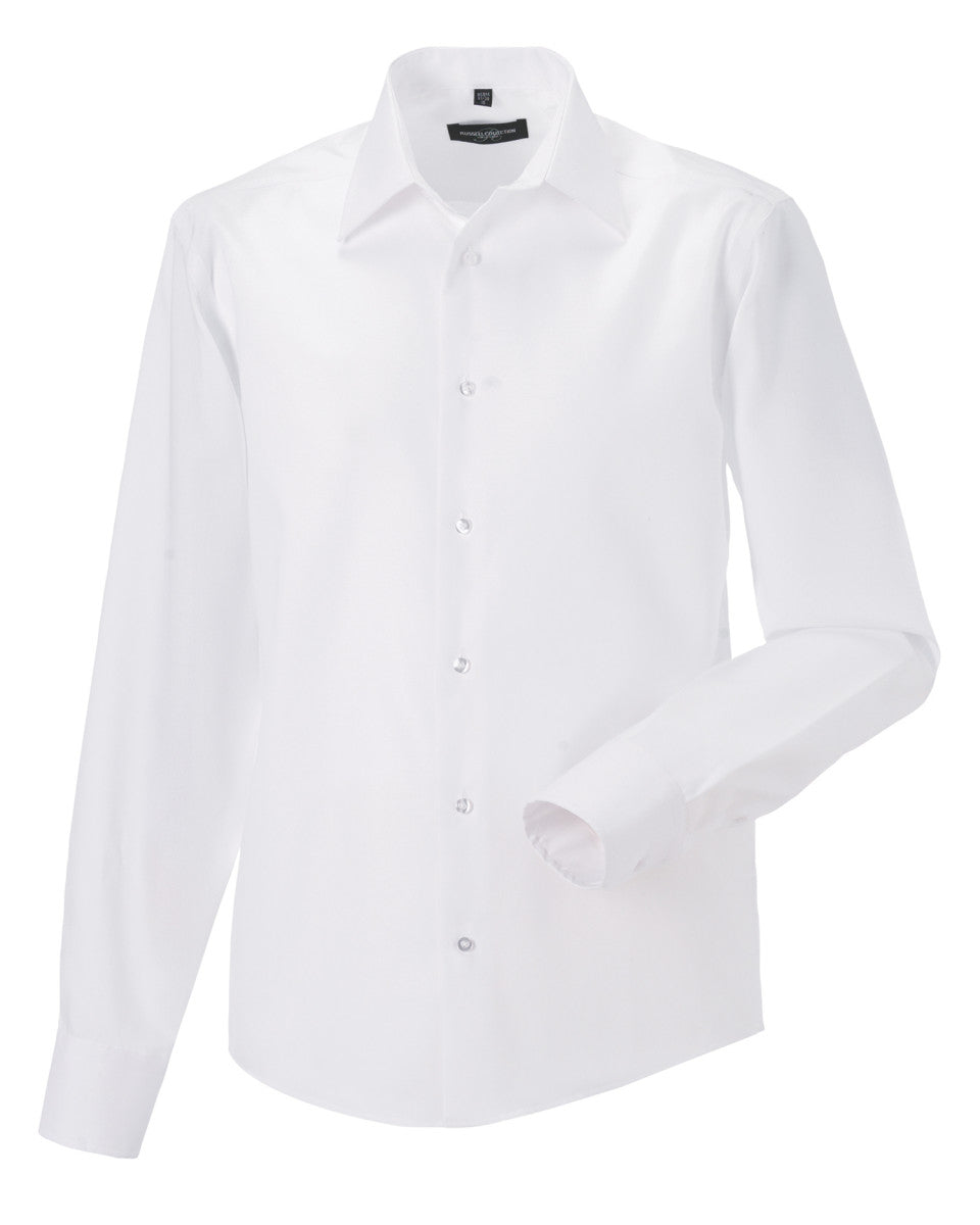 Russell Collection Men LS Tailor NonIron