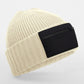 Beechfield Zip Patch Beanie