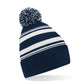 Beechfield Striped Fan Beanie
