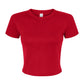Bella Women's Micro Rib Baby Tee