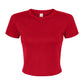 Bella Women's Micro Rib Baby Tee