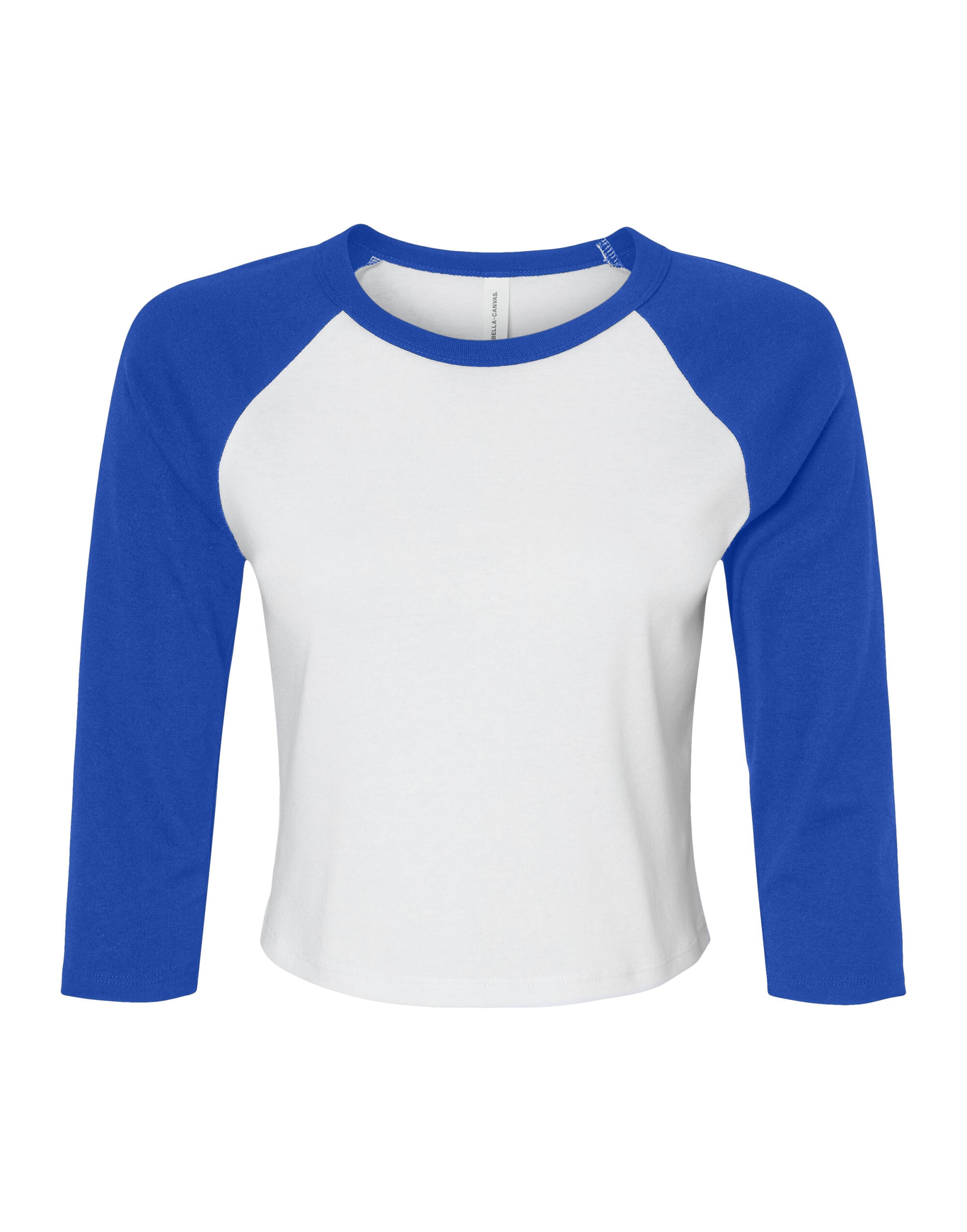 Bella Women's Micro Rib 3/4 Raglan Tee