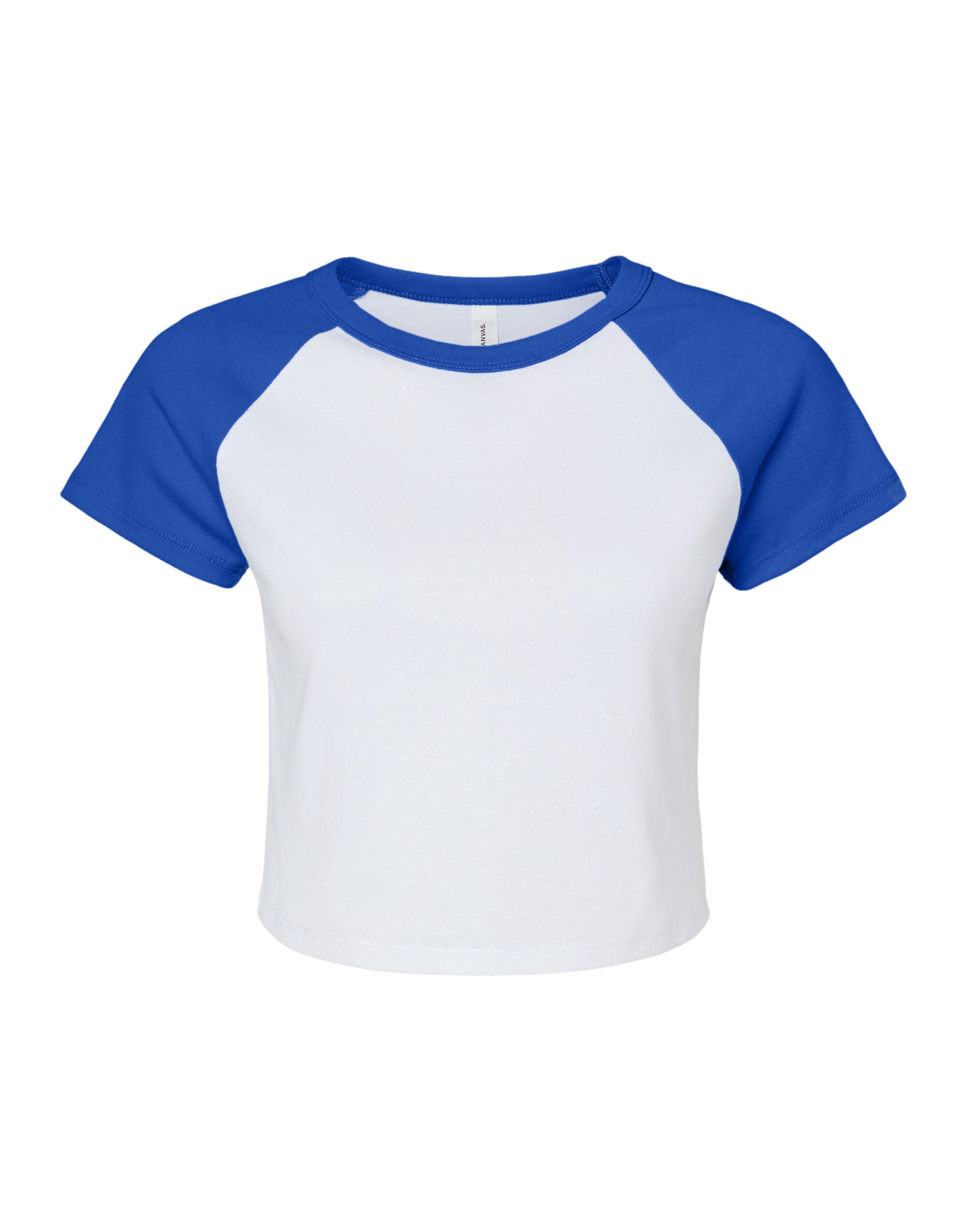 Bella Women's Micro Rib Raglan Baby Tee