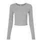 Bella Women's Micro Rib Long Sleeve Tee