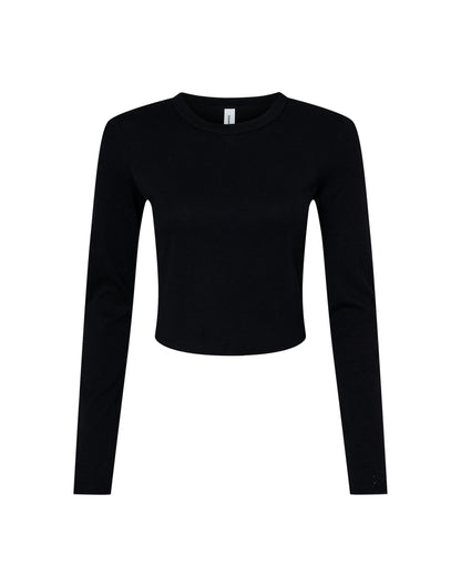 Bella Women's Micro Rib Long Sleeve Tee