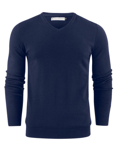 James Harvest Ashland V-Neck Knit Sweat