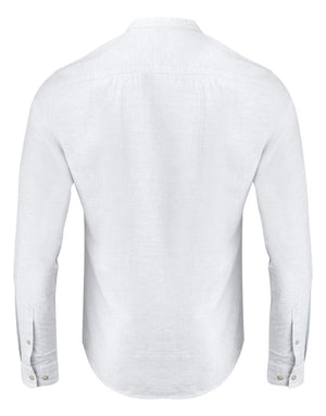 James Harvest Townsend Linen-Blend Shirt