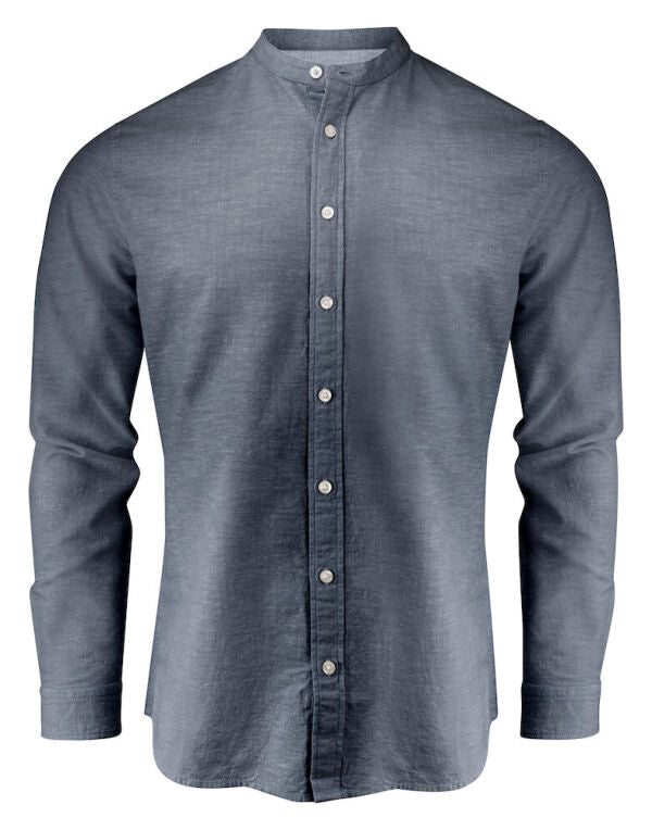 James Harvest Townsend Linen-Blend Shirt