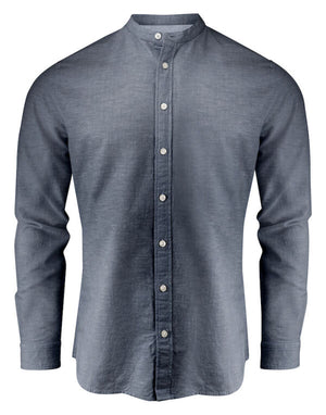 James Harvest Townsend Linen-Blend Shirt