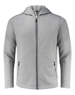 Printer Red Layback Full Zip Hoodie