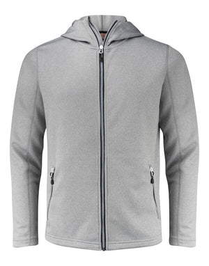 Printer Red Layback Full Zip Hoodie