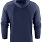 Printer Red Layback Full Zip Hoodie
