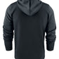 Printer Red Layback Full Zip Hoodie