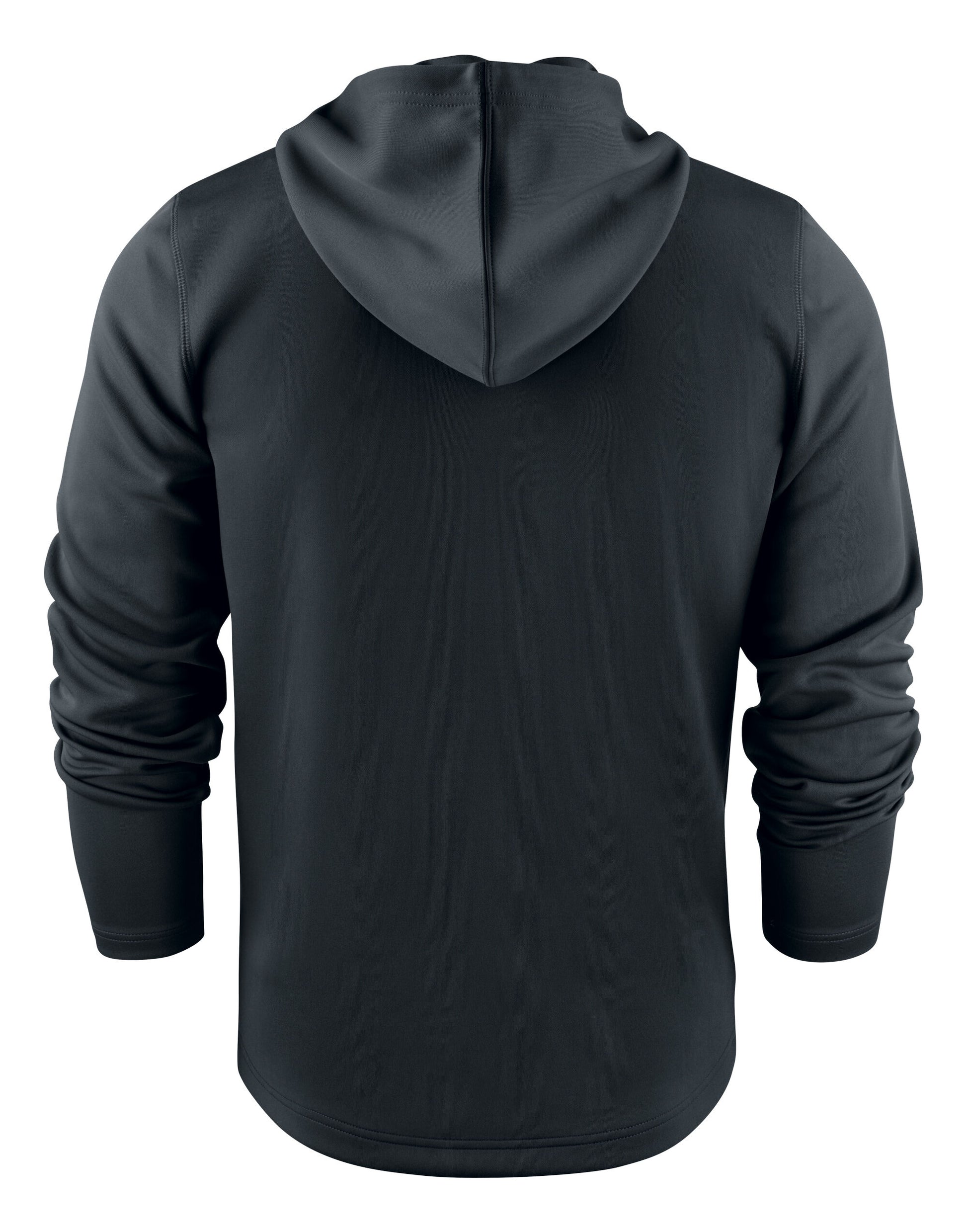 Printer Red Layback Full Zip Hoodie